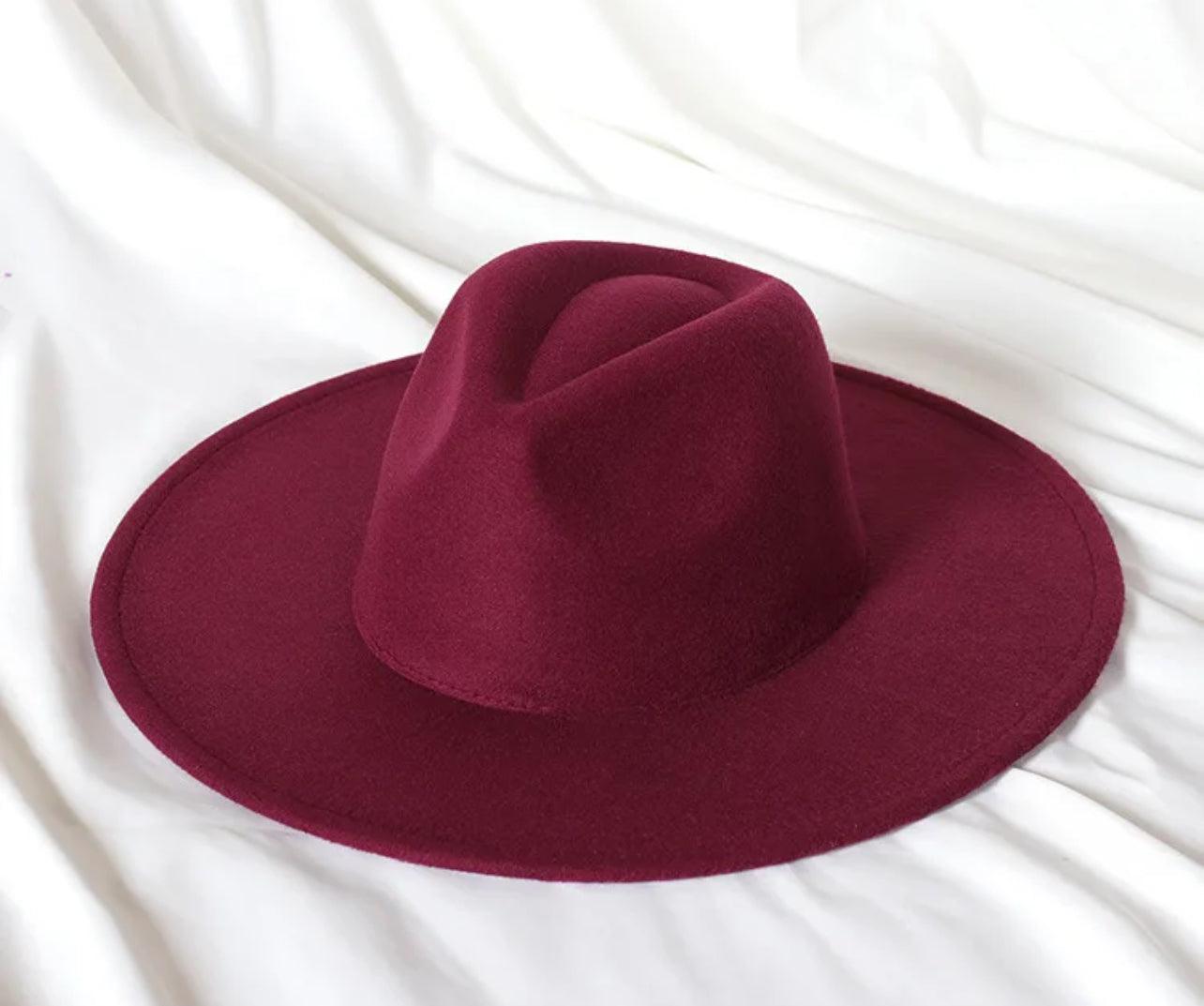 Wide Brim Stiff Fedora - AccessorizmeeWholesale