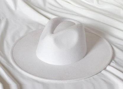 Wide Brim XL (60 - 26cm) Stiff Fedora Hat - AccessorizmeeWholesale