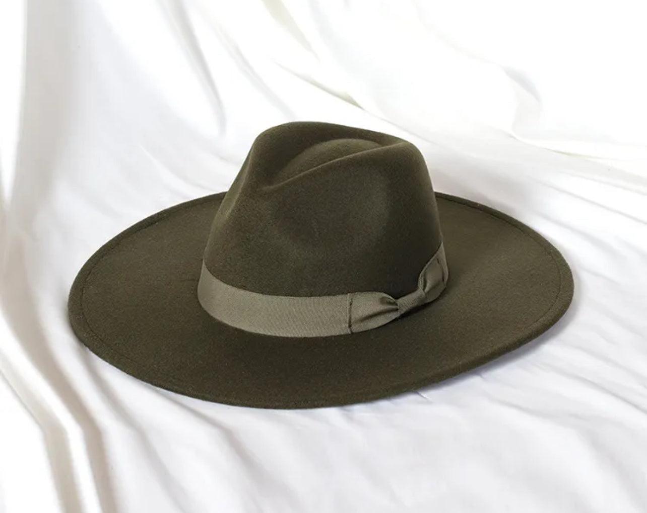 Wide Stiff Brim Bow Fedora - AccessorizmeeWholesale